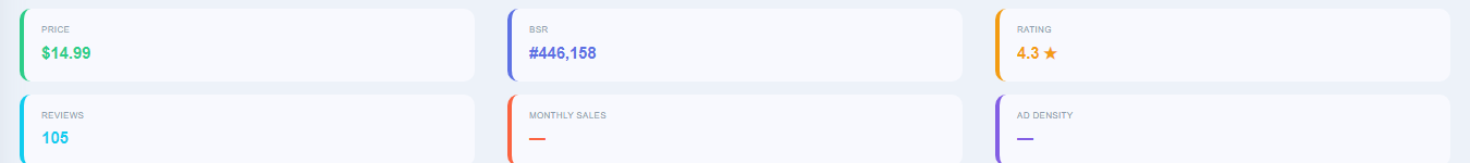 ASIN Lookup — real Squatio dashboard, Step 2